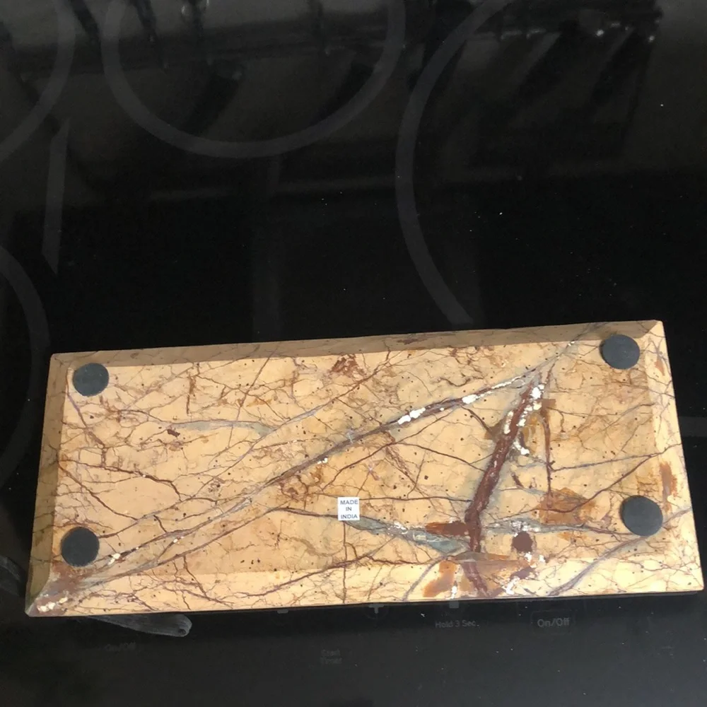 Marble Stone tray 12” x 5”